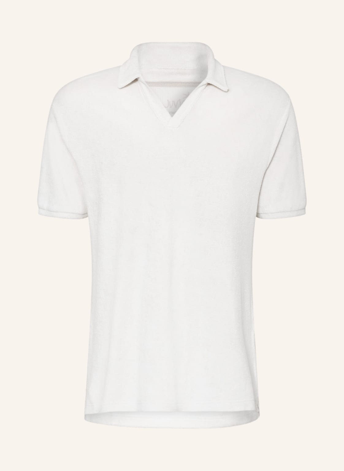 Image of Juvia Frottee-Poloshirt grau