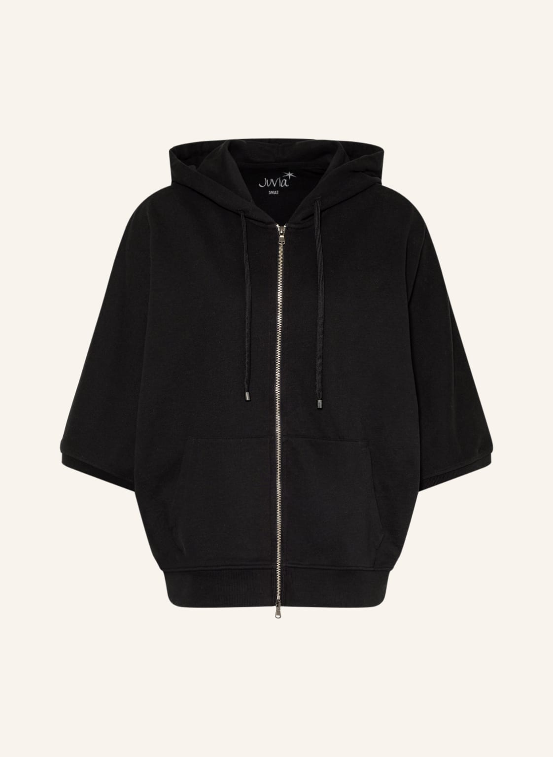 Image of Juvia Sweatjacke Mit 3/4-Arm schwarz