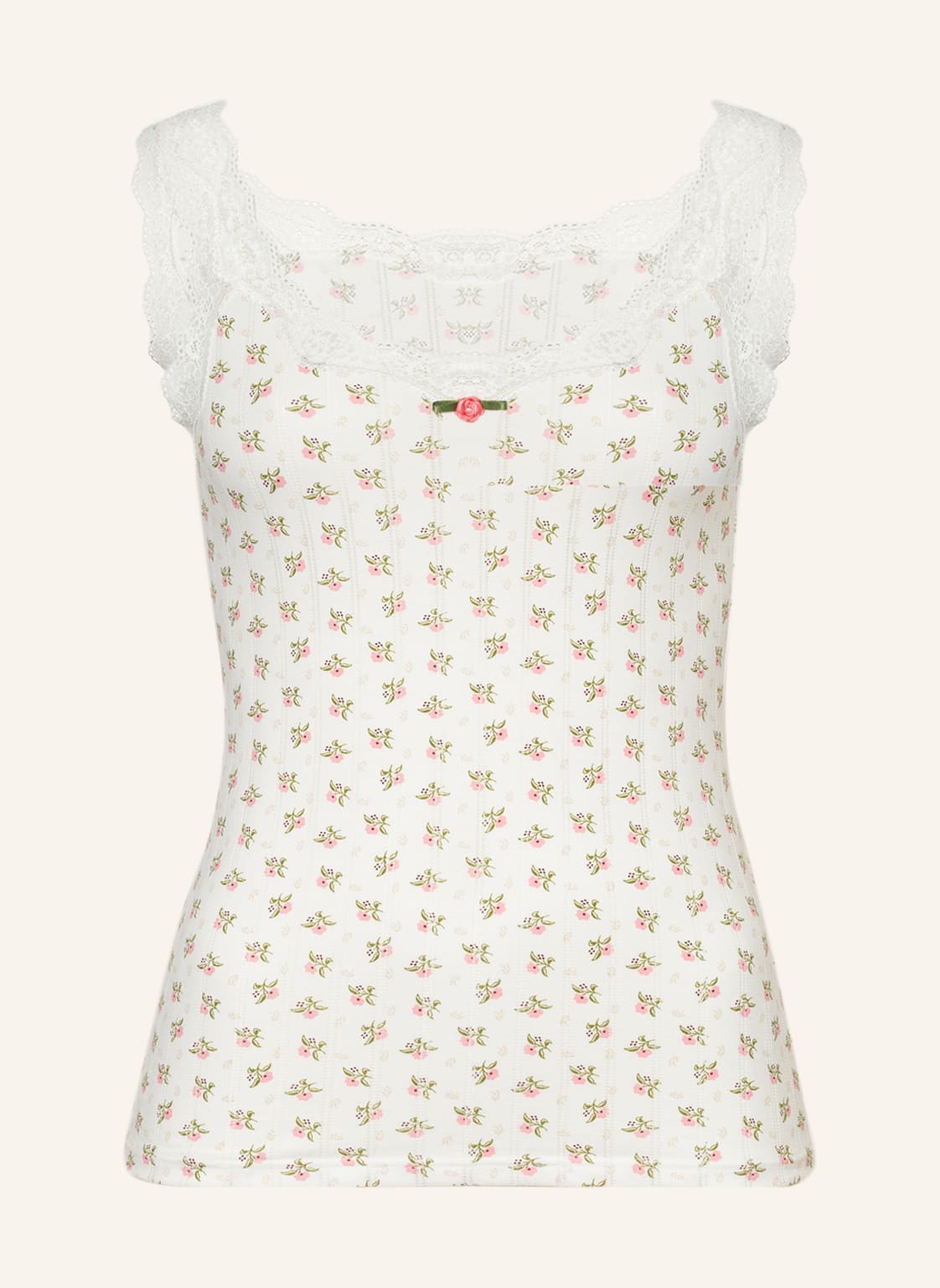 Image of Calida Top Toujours Print weiss