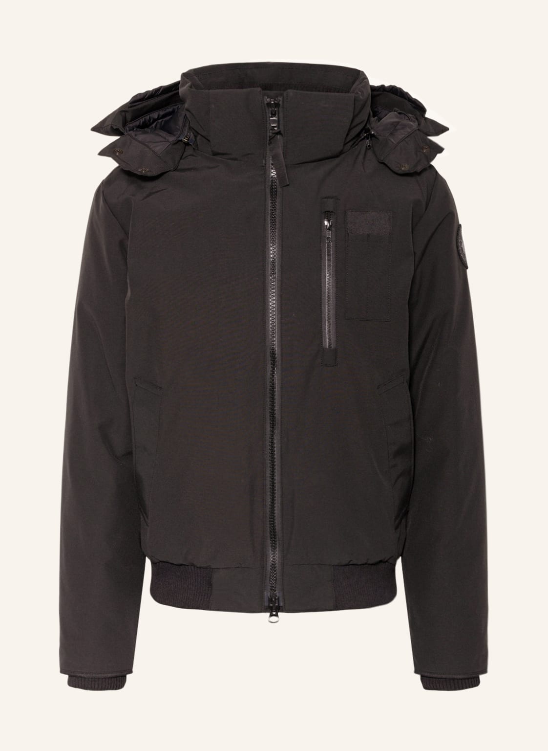 Image of Canada Goose Daunenjacke Borden Mit Abnehmbarer Kapuze schwarz