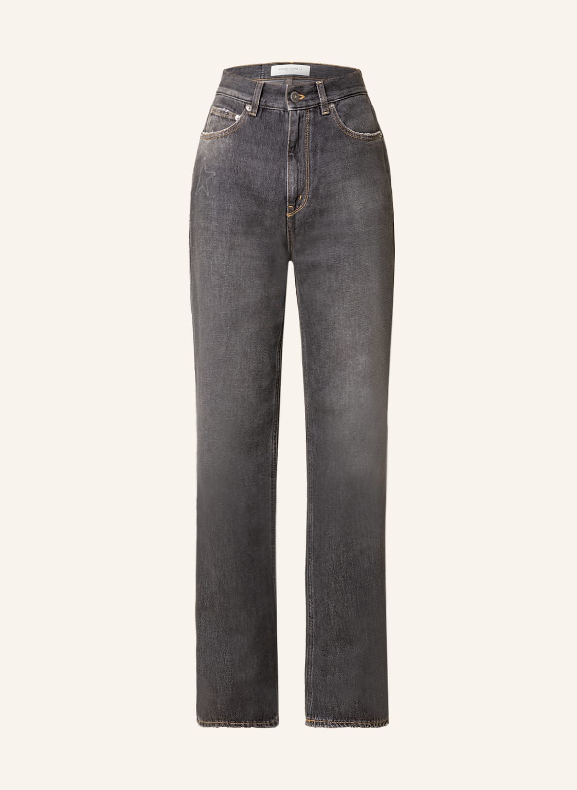 Image of Golden Goose Straight Jeans schwarz