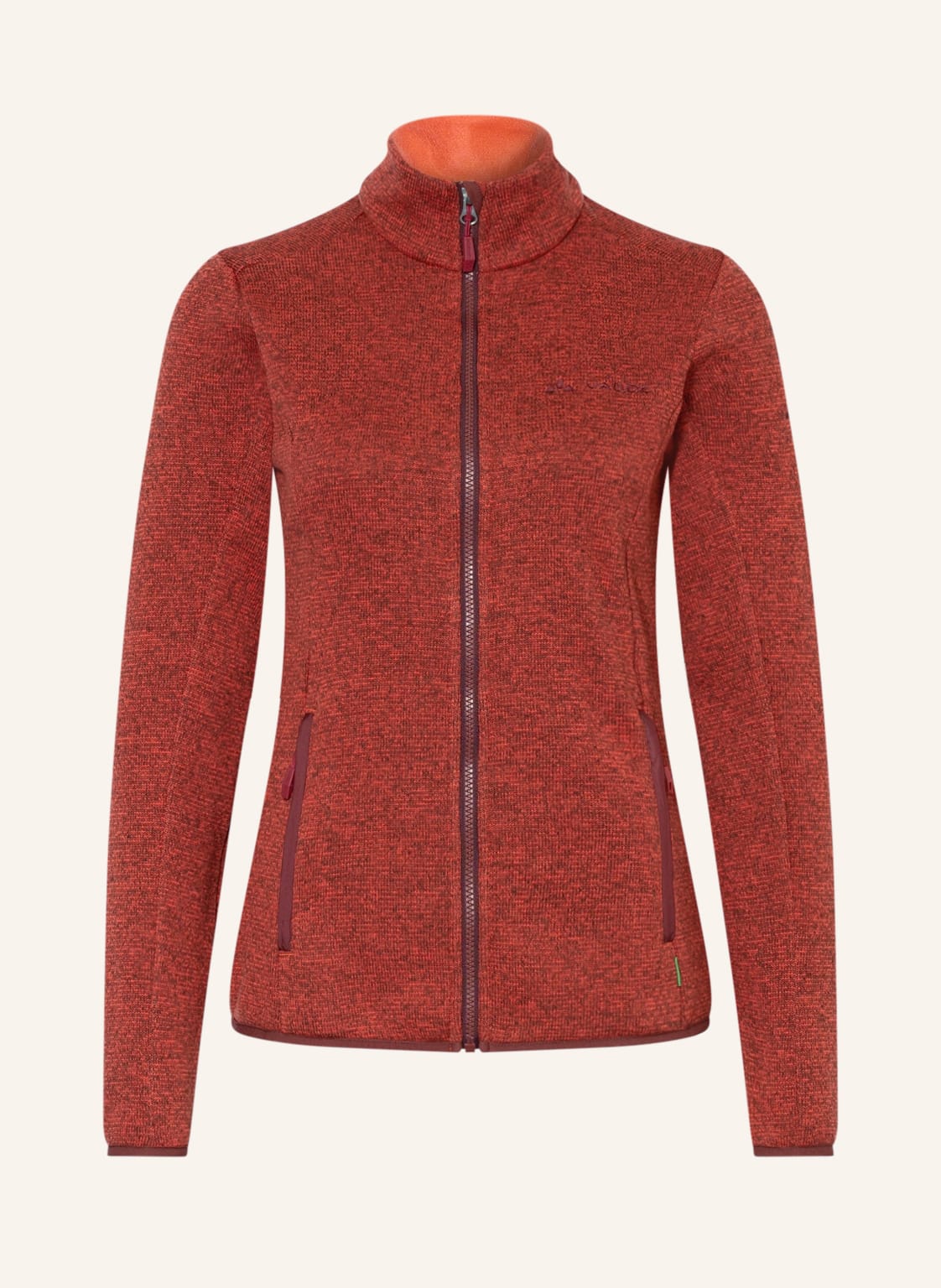 Image of Vaude Strick-Fleecejacke Rienza rot
