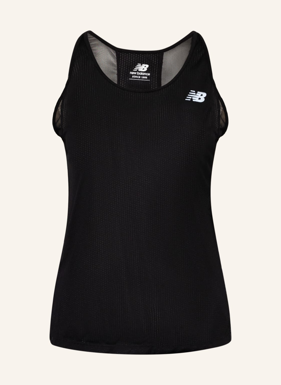 Image of New Balance Tanktop Impact Run Mit Mesh schwarz