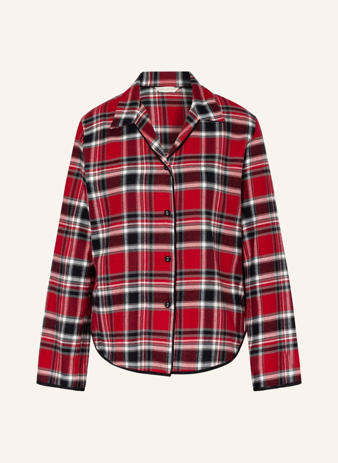 Image of Cyberjammies Flanell-Schlafshirt Windsor rot