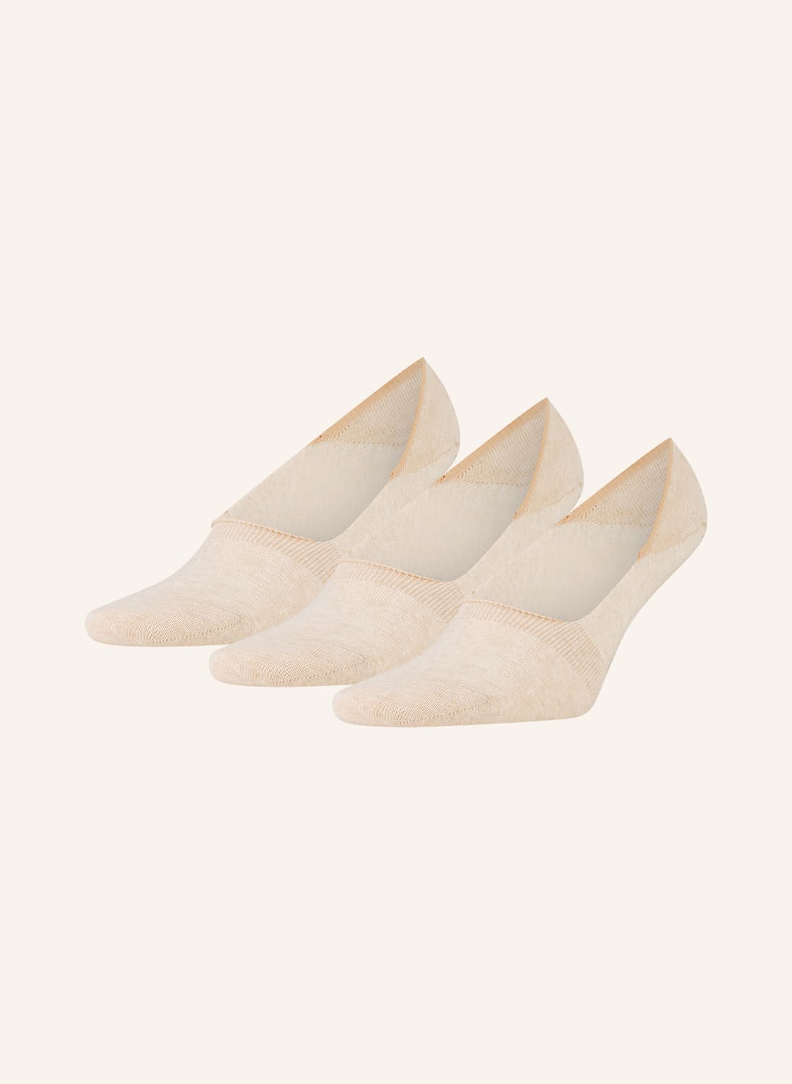Image of Falke 3er-Pack Füßlinge Step beige