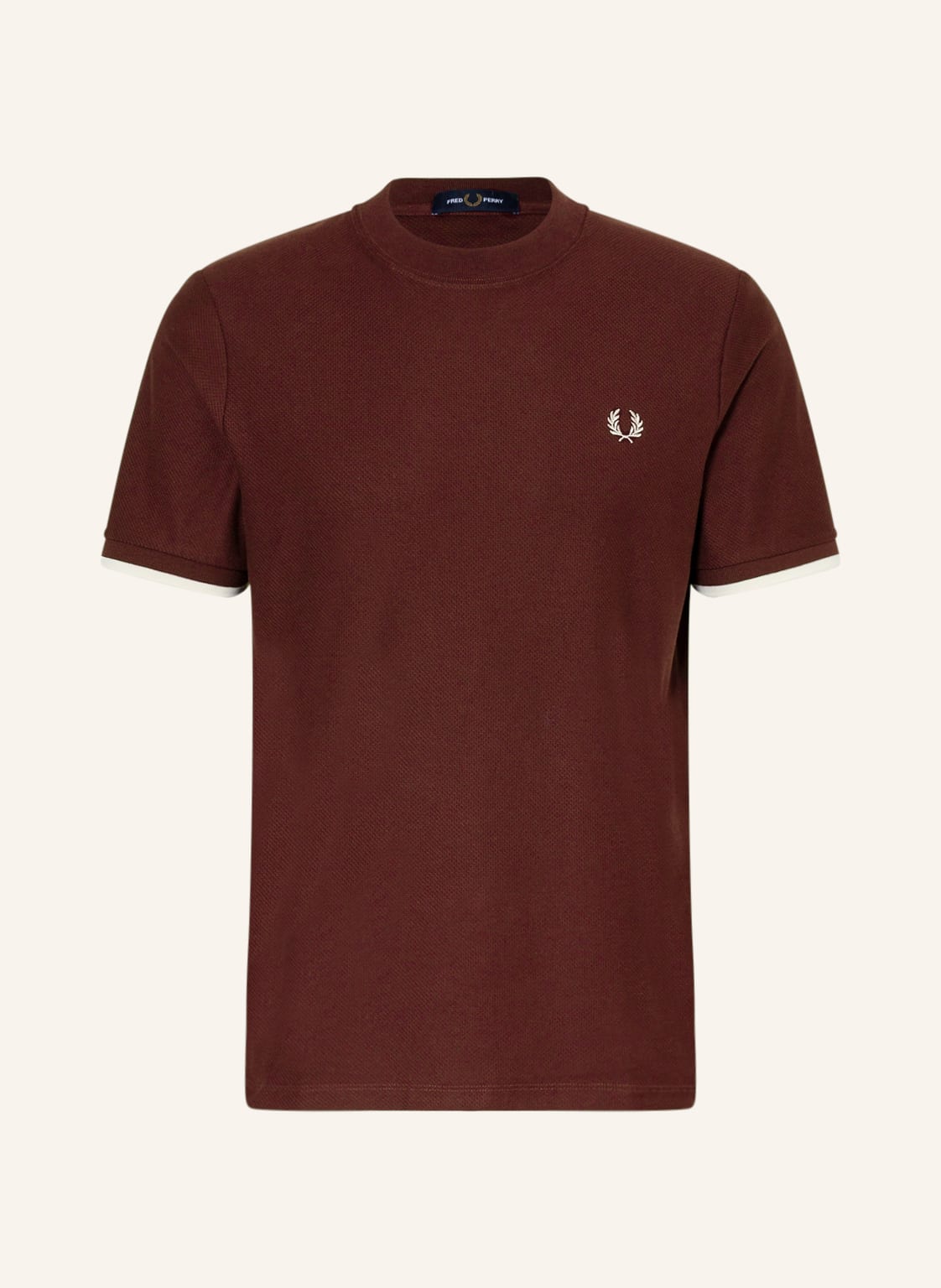 Image of Fred Perry Piqué-Shirt rot