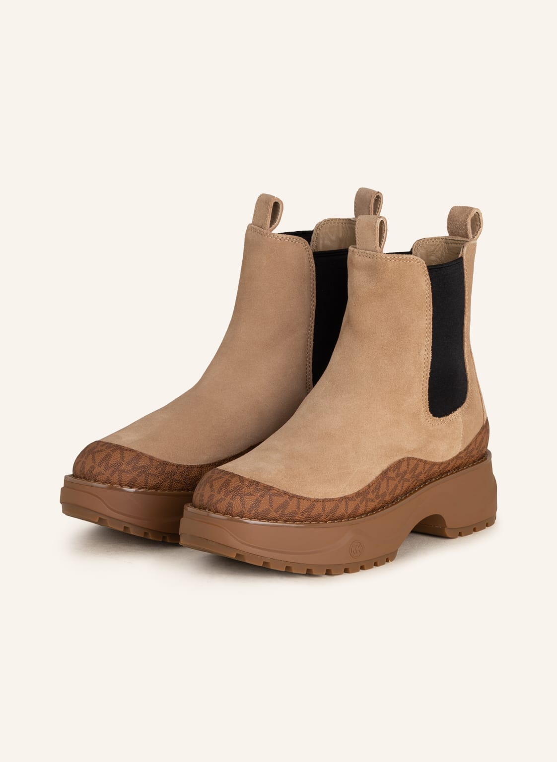 Image of Michael Kors Chelsea-Boots Dupree beige