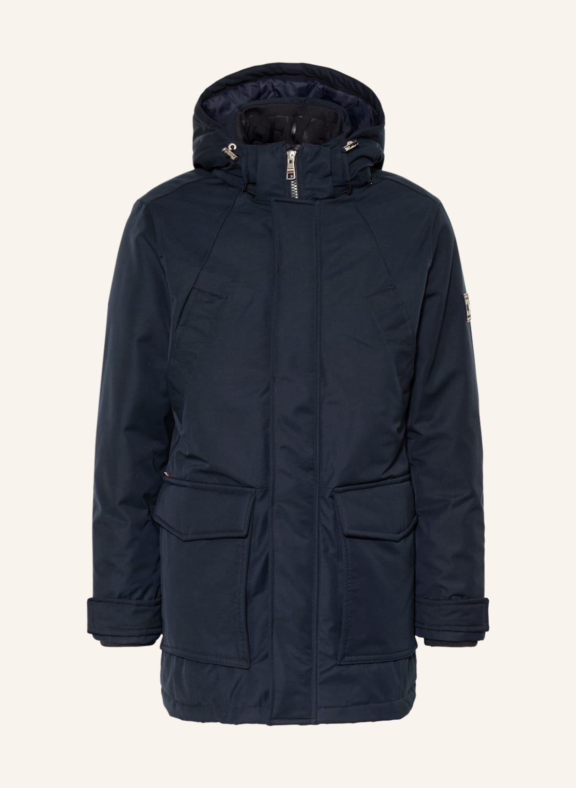 Image of Tommy Hilfiger Daunenparka Mit Abnehmbarer Kapuze blau