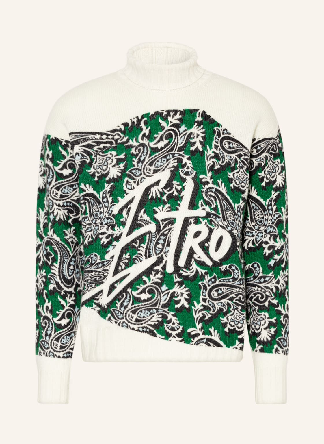 Image of Etro Rollkragenpullover Mit Alpaka gruen