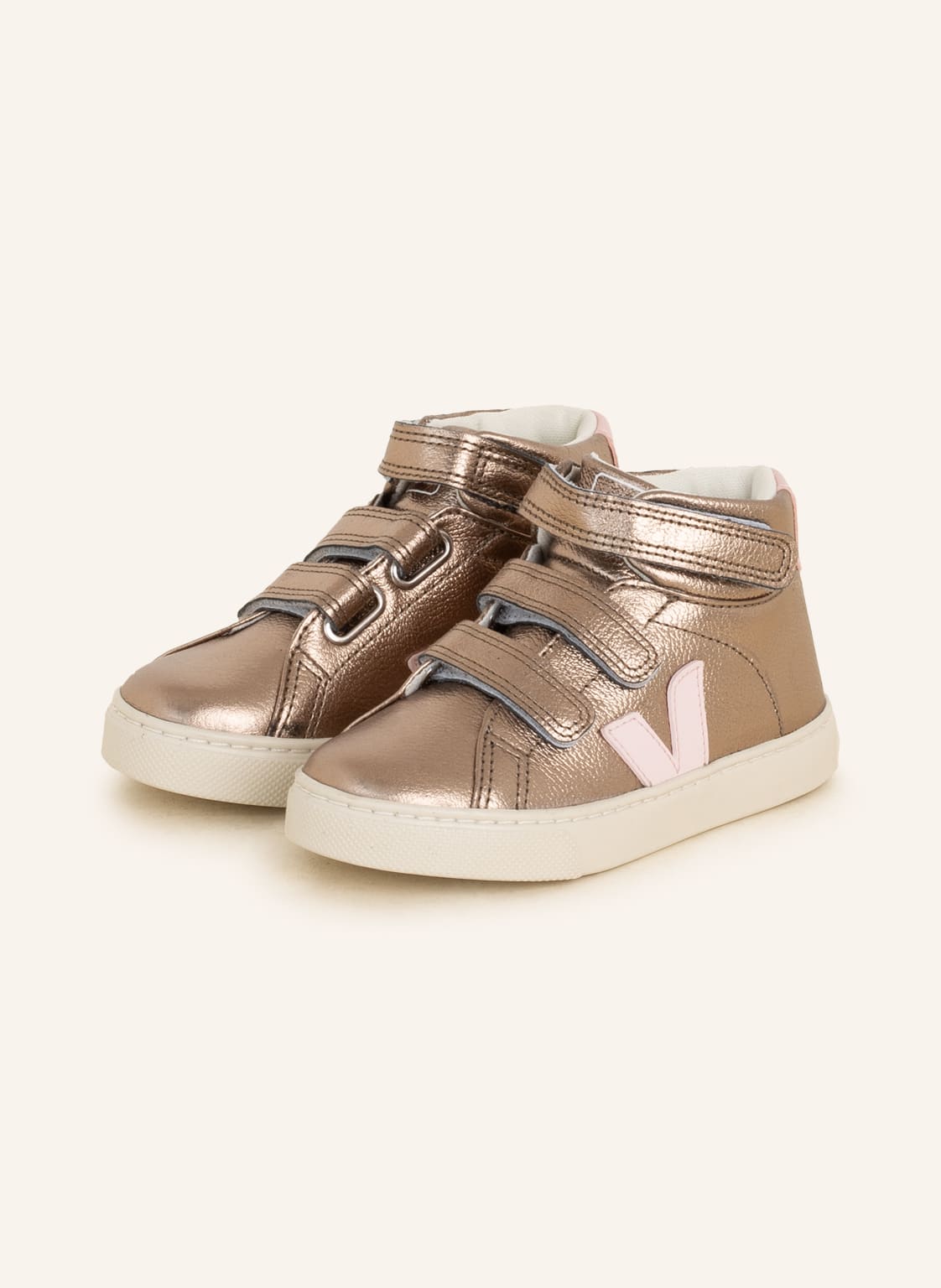 Image of Veja Hightop-Sneaker Esplar gold