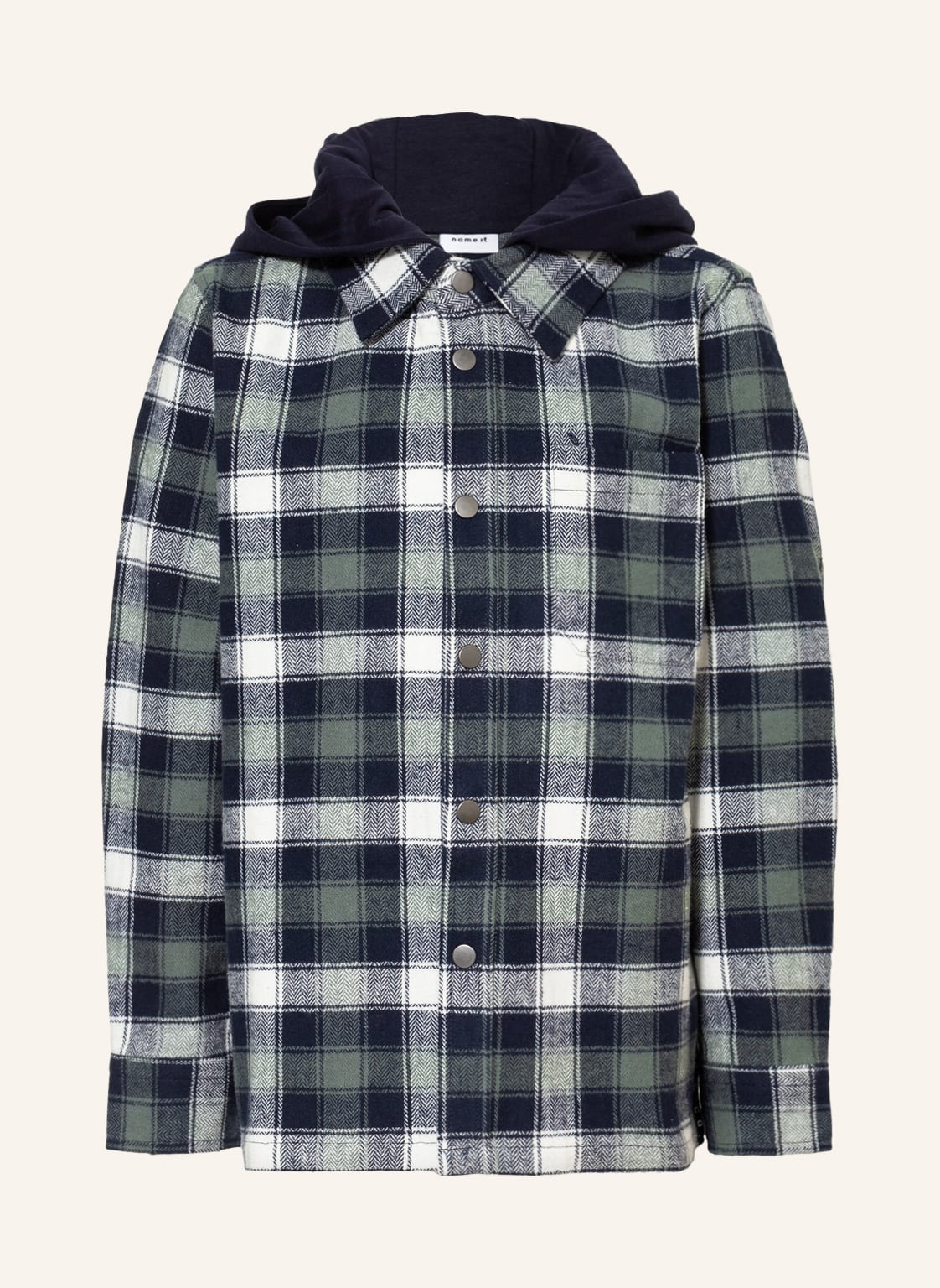 Image of Name It Overshirt gruen