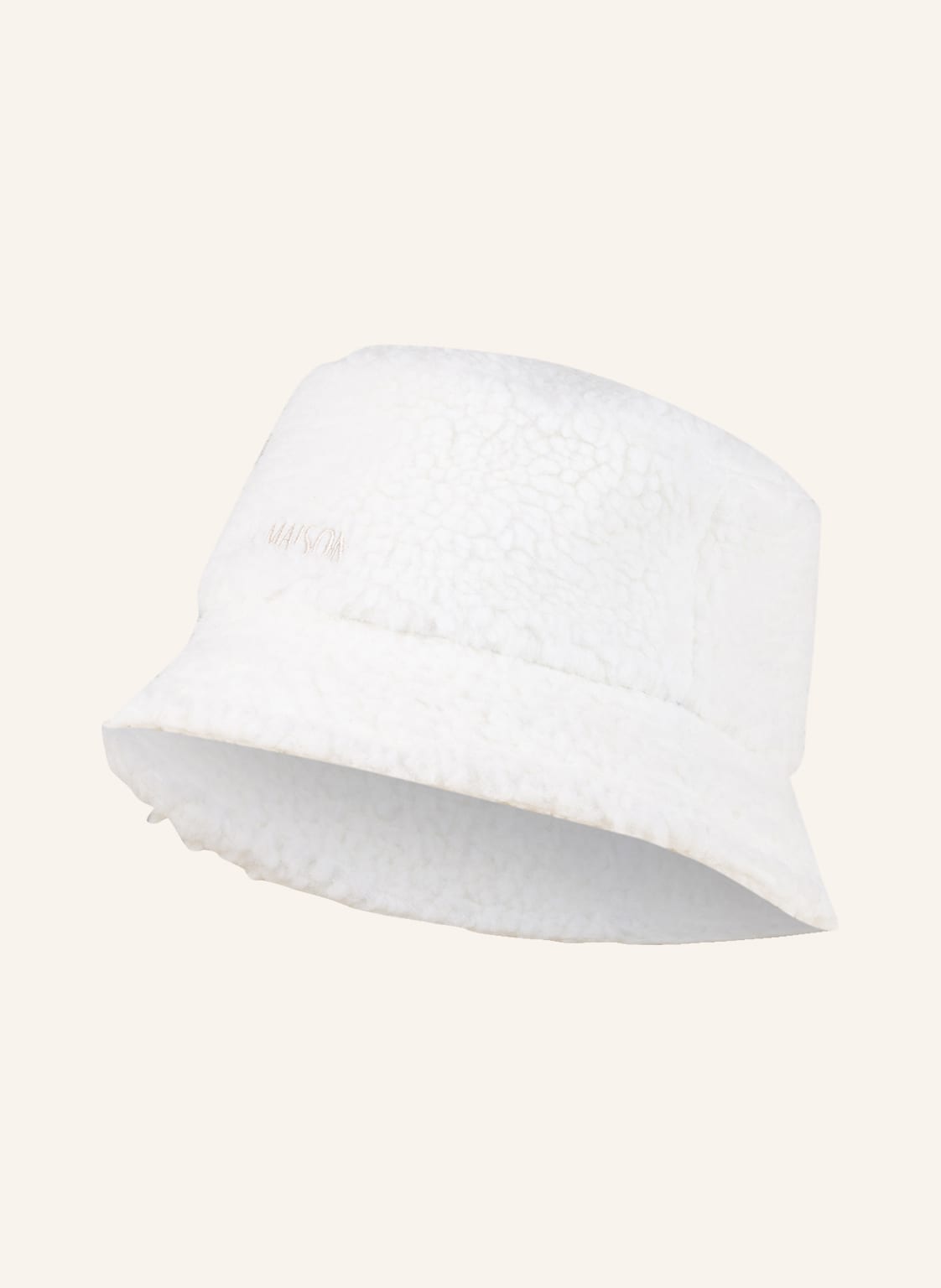 Image of Espadrij L'originale Bucket-Hat Aus Teddyfell weiss