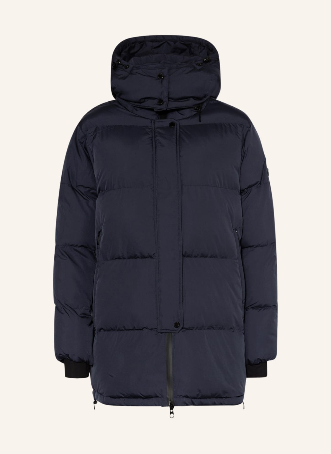 Image of Frieda & Freddies Steppjacke Mit Abnehmbarer Kapuze blau