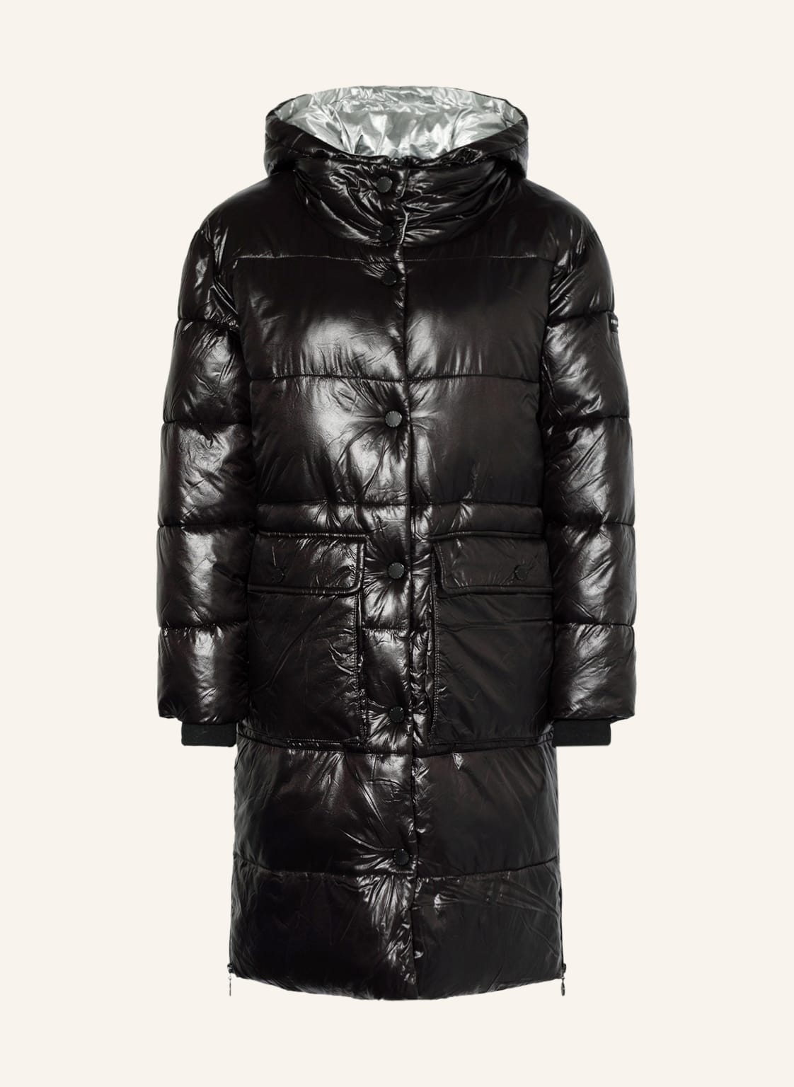 Image of Frieda & Freddies Steppmantel schwarz