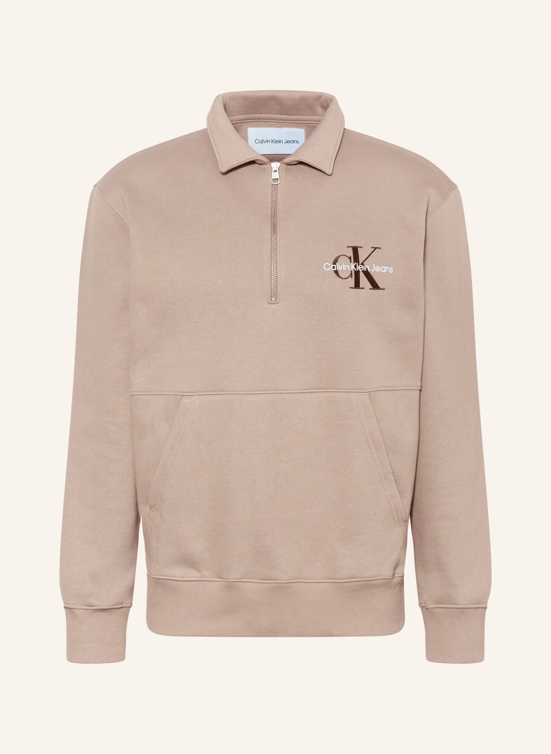 Image of Calvin Klein Jeans Sweat-Troyer beige