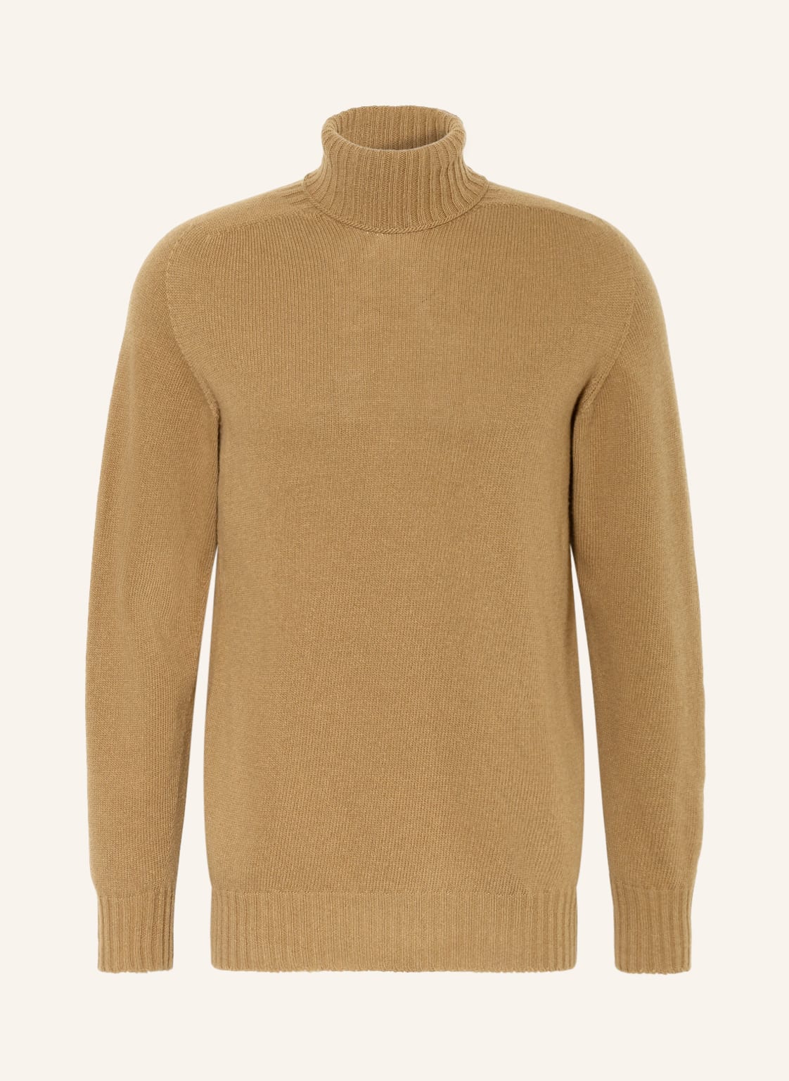 Image of Officine Générale Rollkragenpullover Mit Cashmere braun
