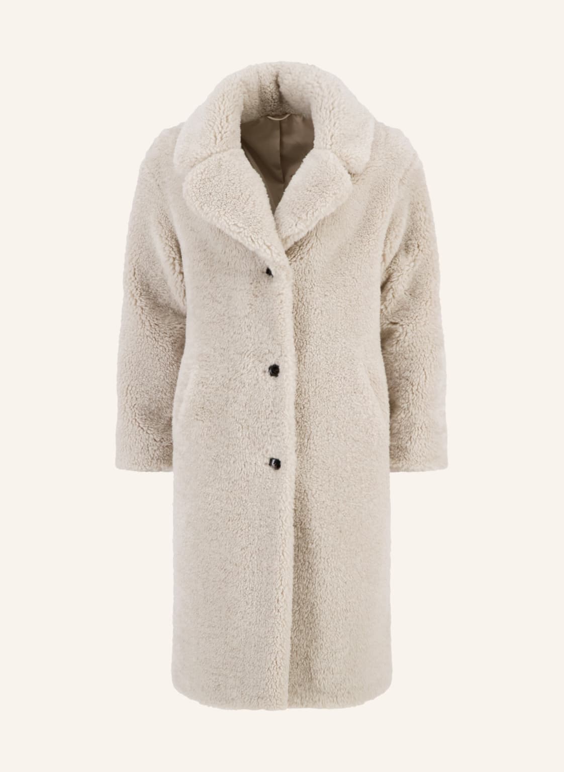 Image of Fynch-Hatton Teddyfell-Mantel weiss