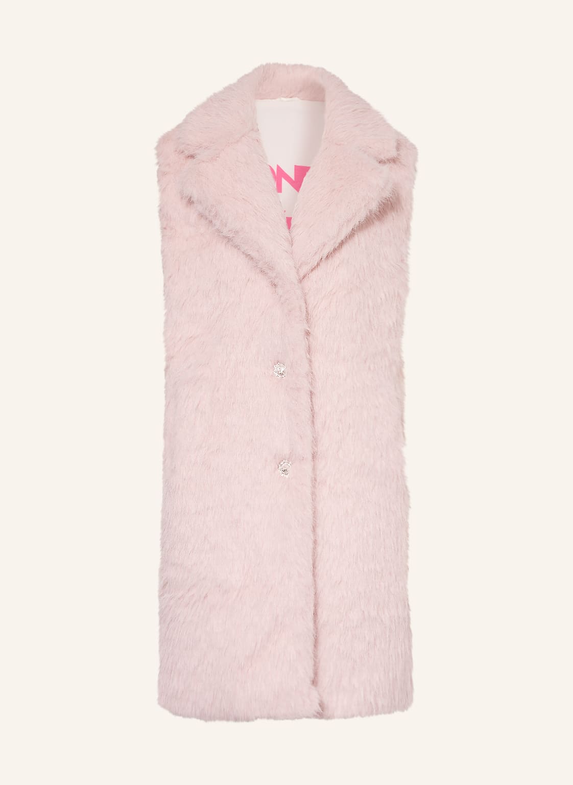 Image of Grace Kunstpelz-Weste rosa