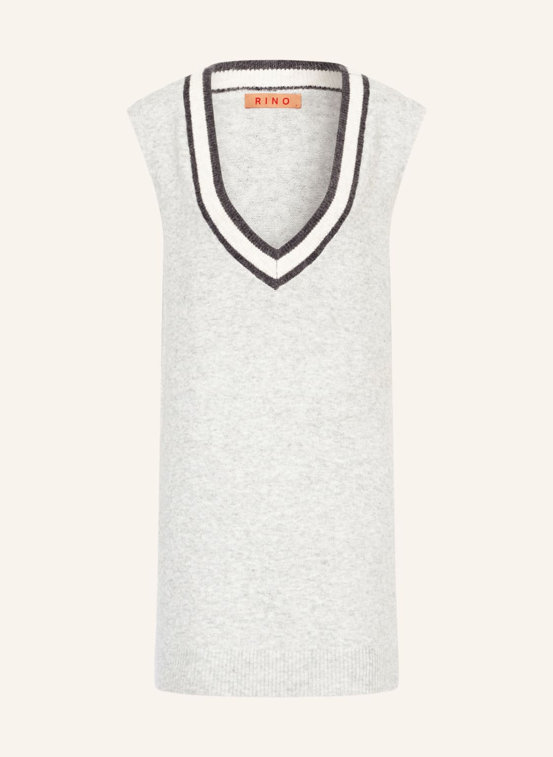 Image of Rino & Pelle Oversized-Pullunder Raquel grau