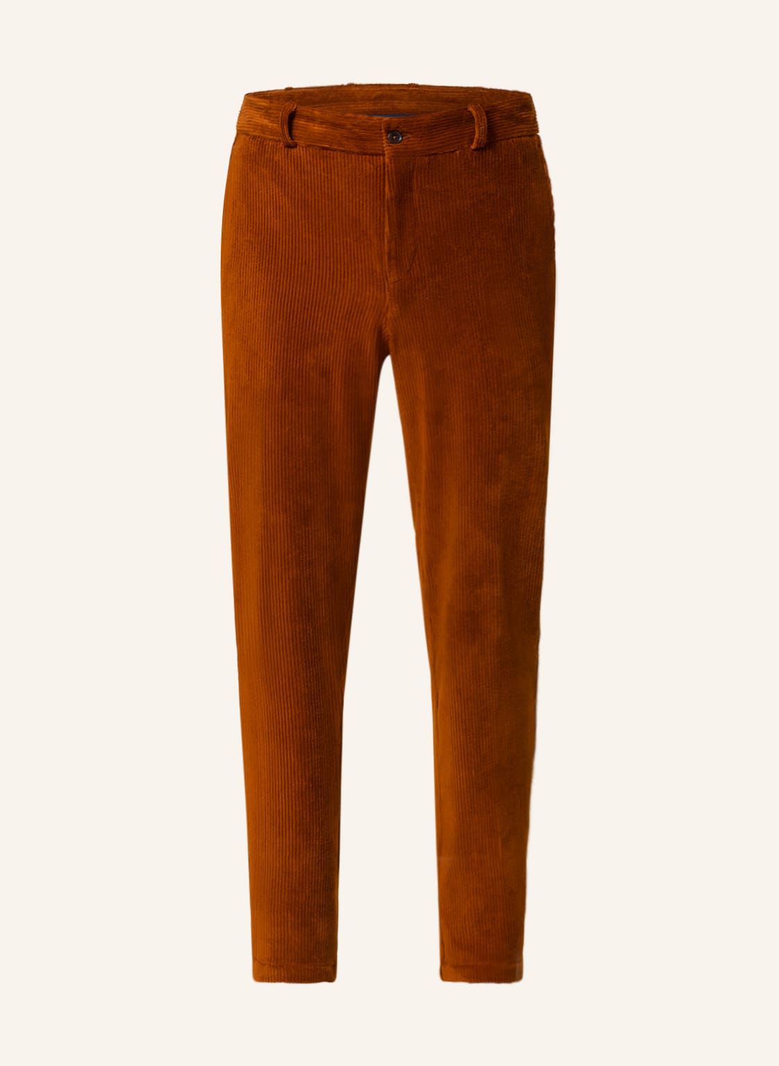Image of Paul Anzughose Slim Fit Aus Cord braun