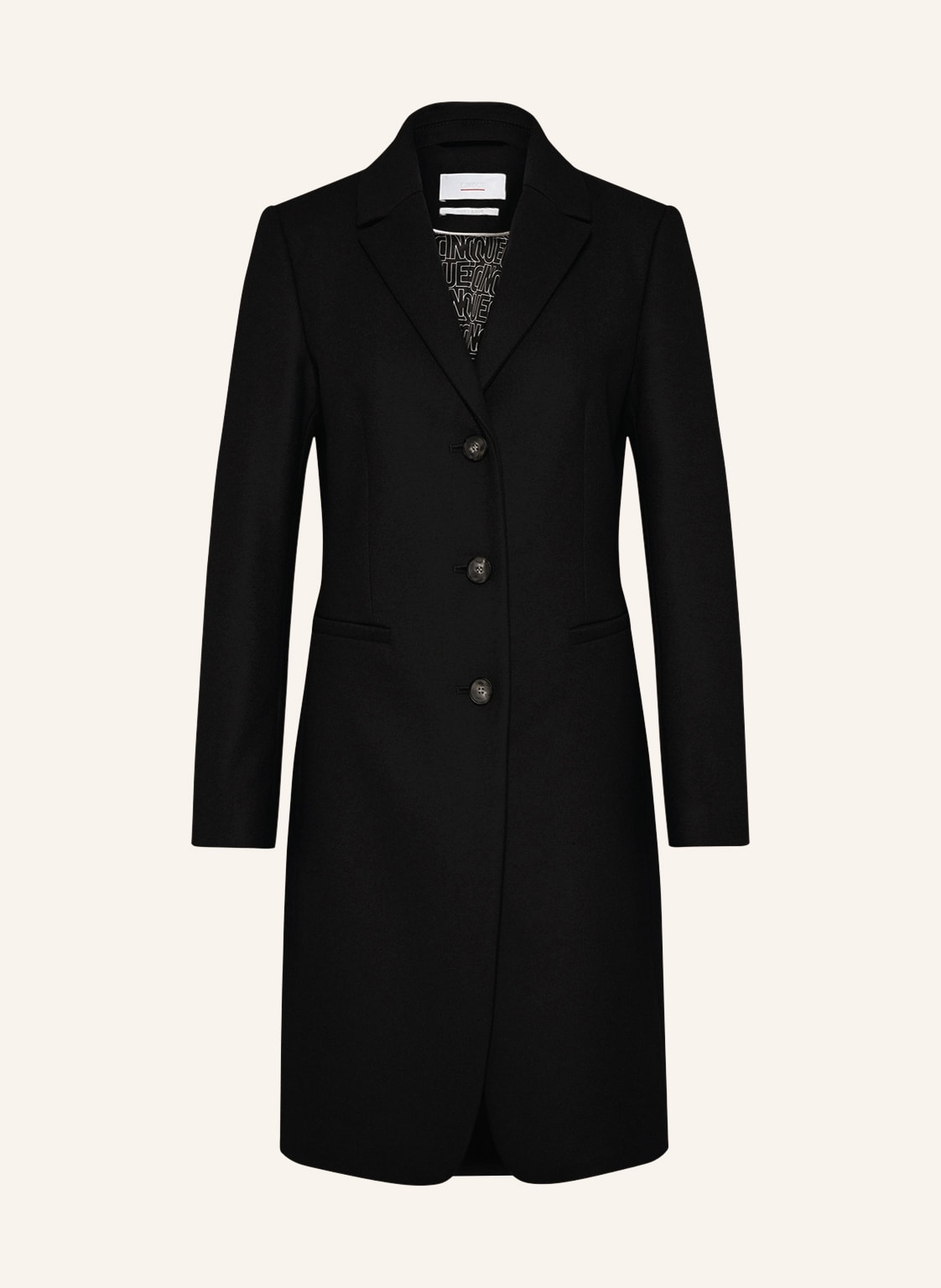 Image of Cinque Wollmantel Citora schwarz