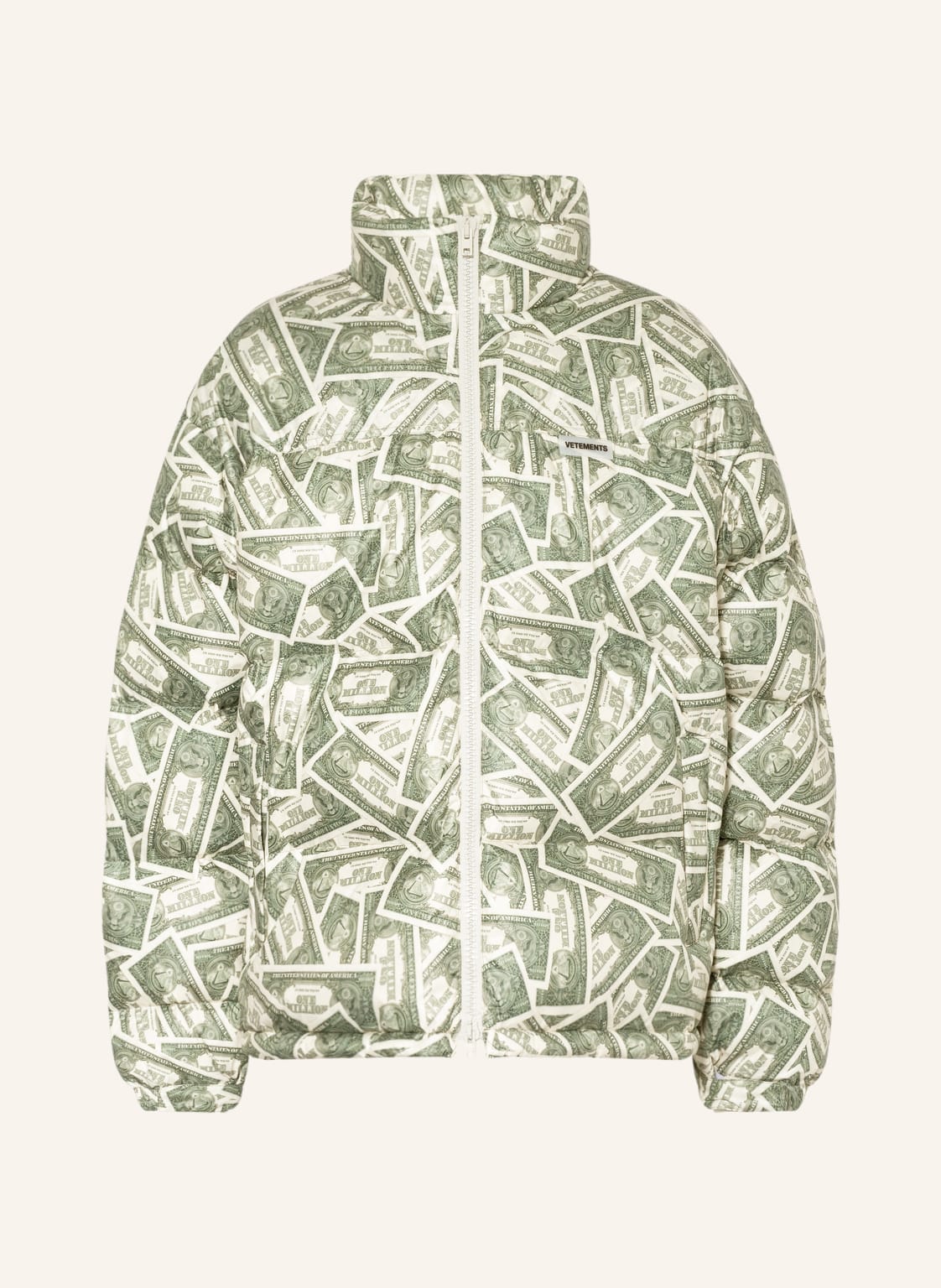 Image of Vetements Oversized-Daunenjacke gruen