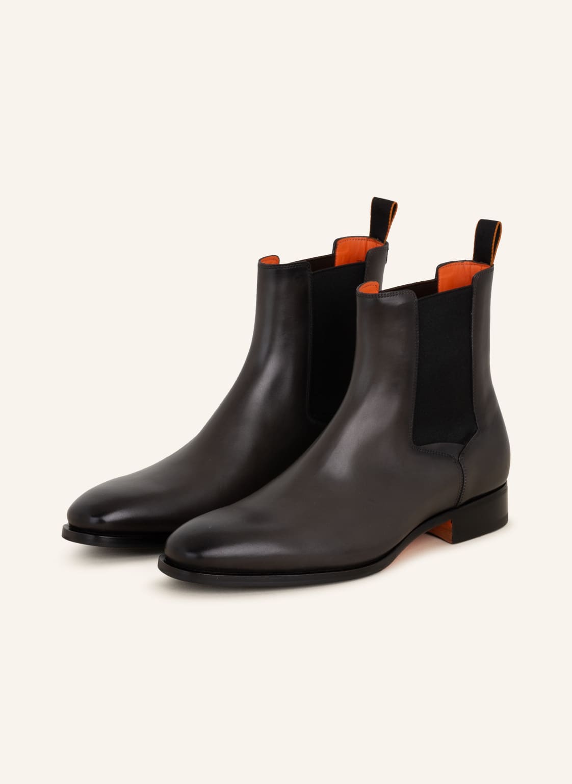 Image of Santoni Chelsea-Boots grau
