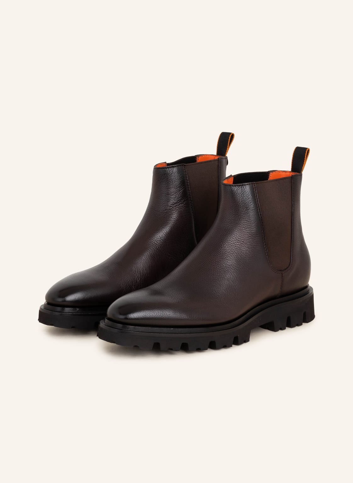 Image of Santoni Chelsea-Boots Levante rot