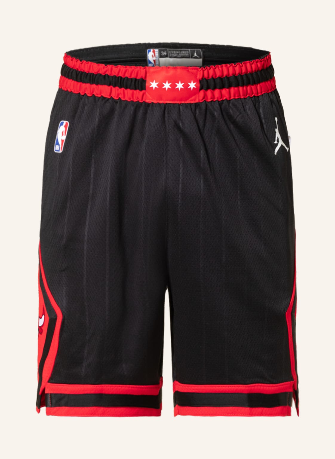 Image of Nike Basketballshorts Chicago Bulls schwarz