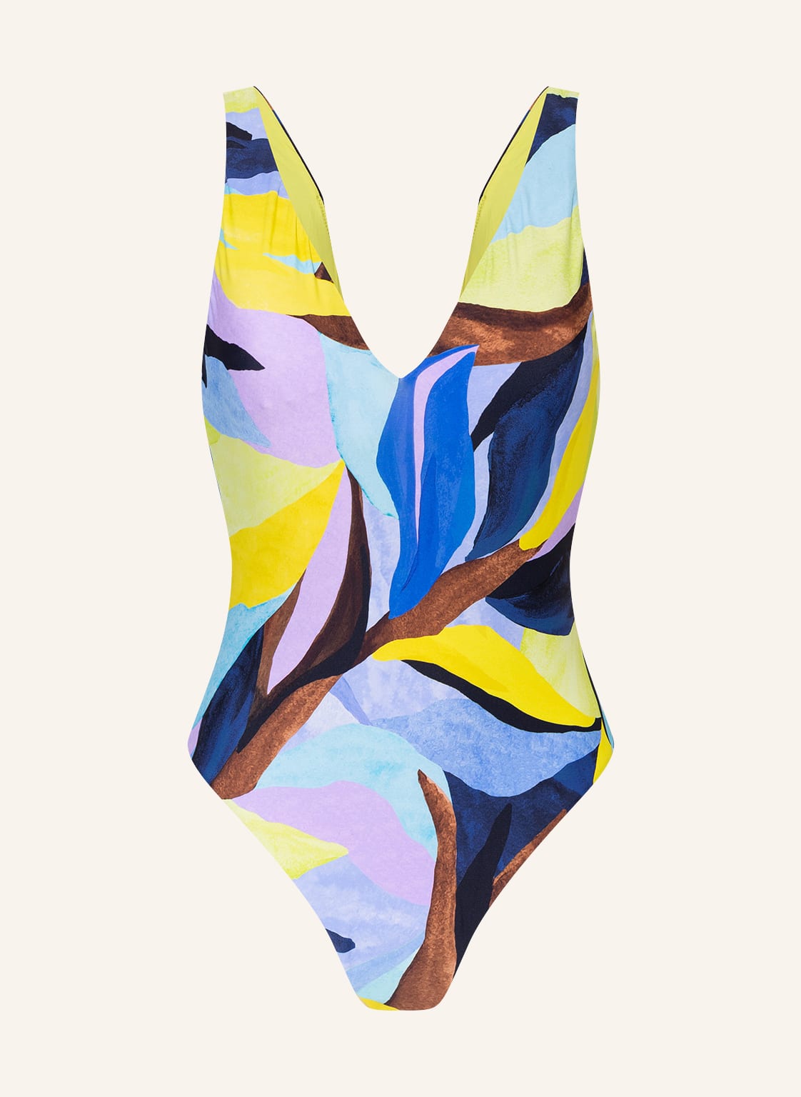 Image of Seafolly Badeanzug Tropfest blau