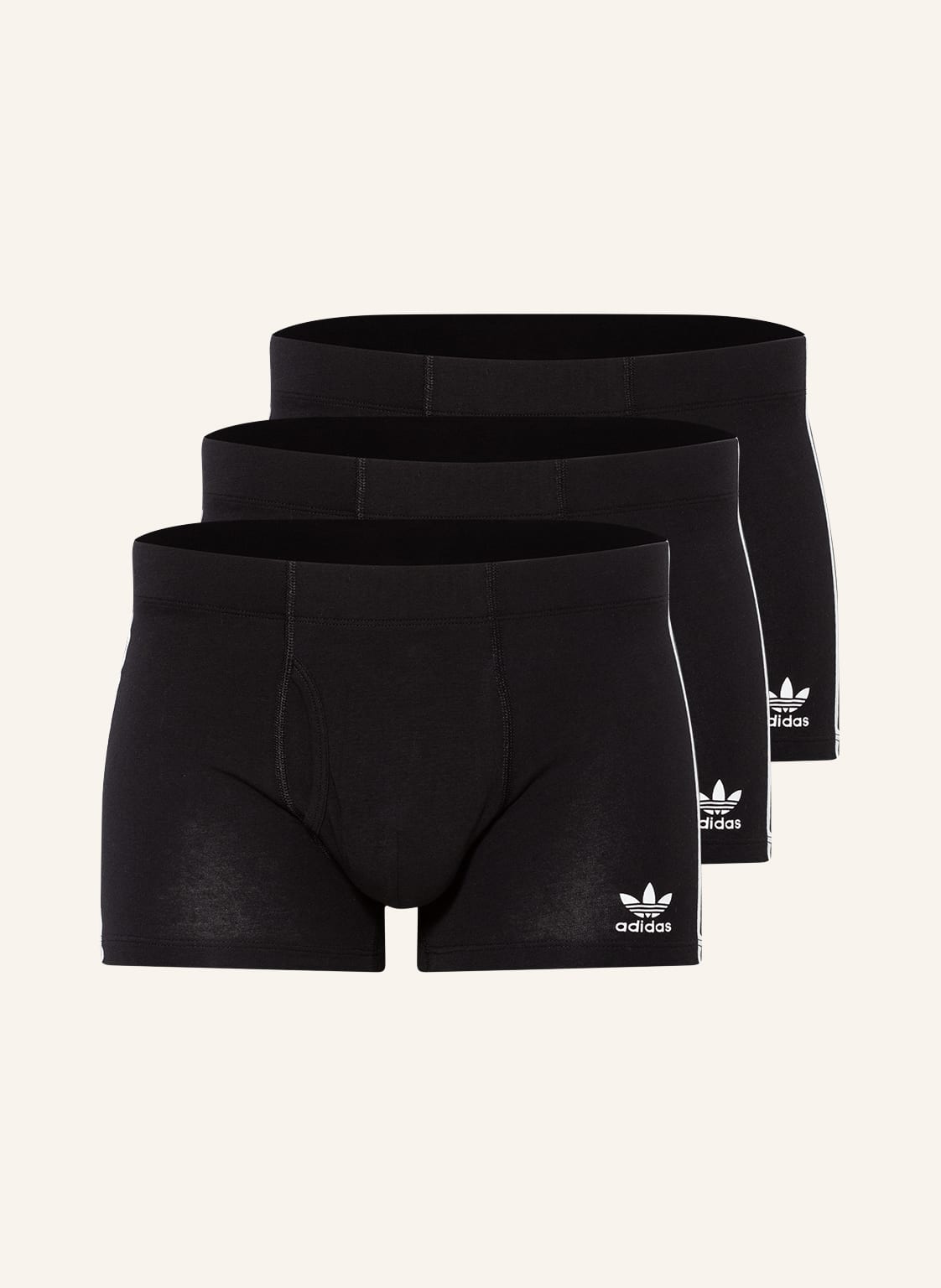 Image of Adidas Originals 3er-Pack Boxershorts schwarz