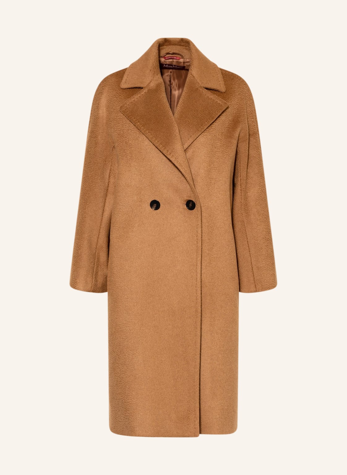 Image of Maxmara Studio Mantel Toledo Mit Cashmere Und Alpaka braun