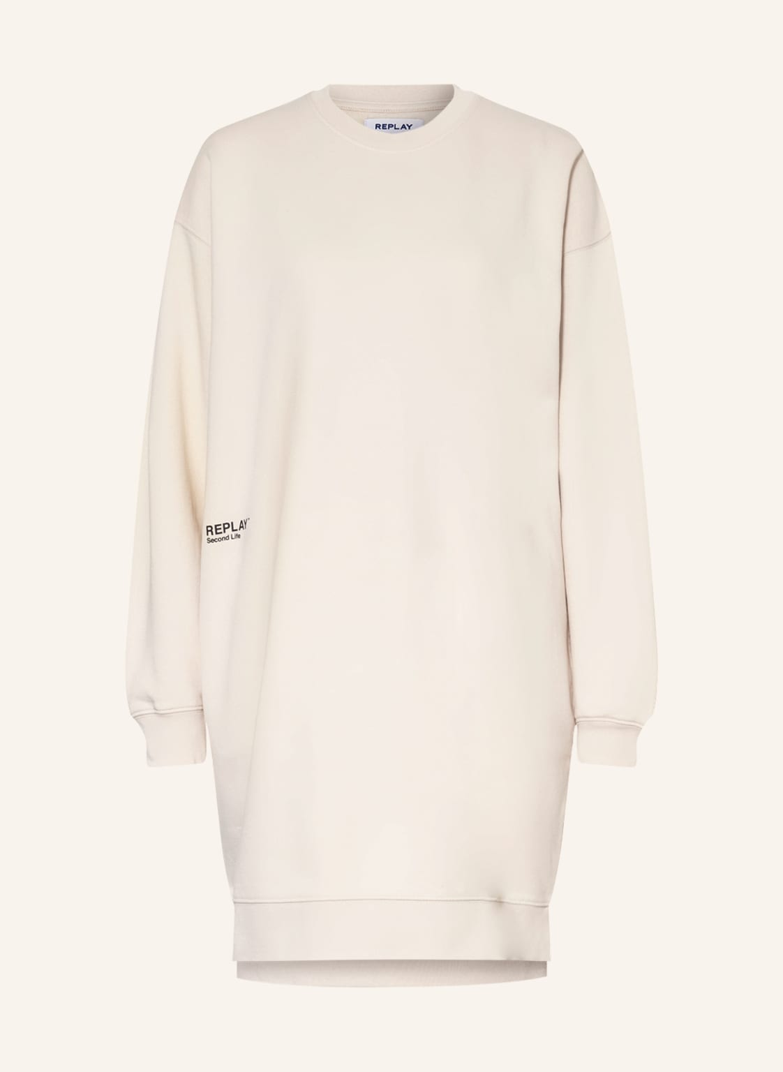 Image of Replay Sweatkleid beige