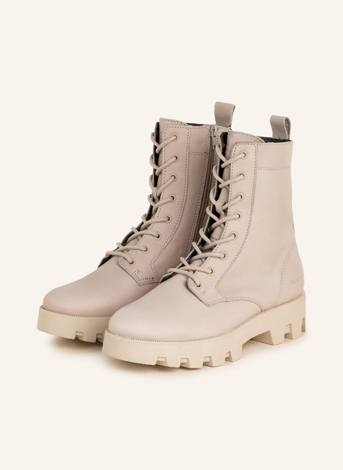Image of Marc O'polo Schnürstiefel beige