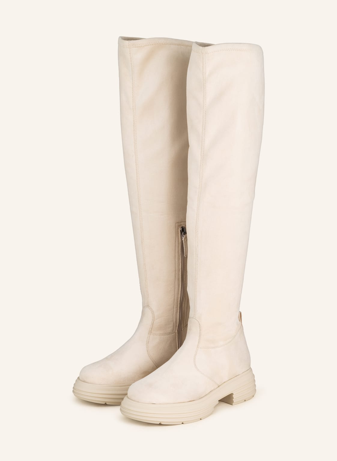 Image of No Claim Overknee-Stiefel Foina 3 weiss