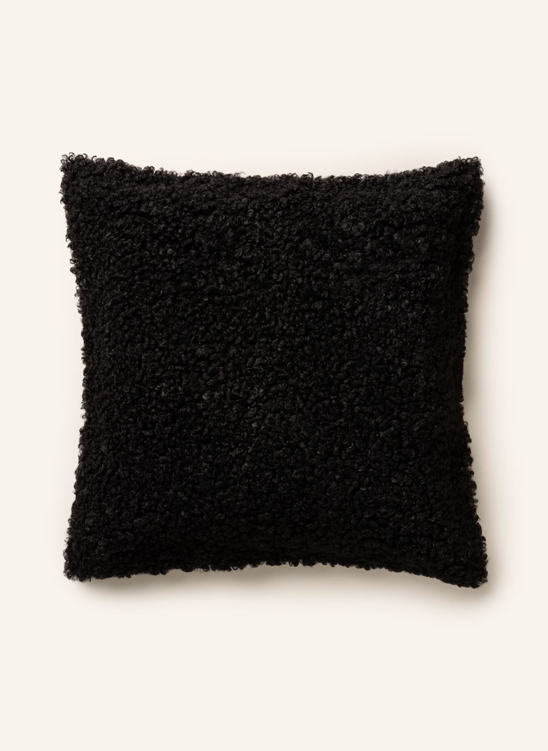 Image of Eb Home Kunstfell-Dekokissenhülle schwarz