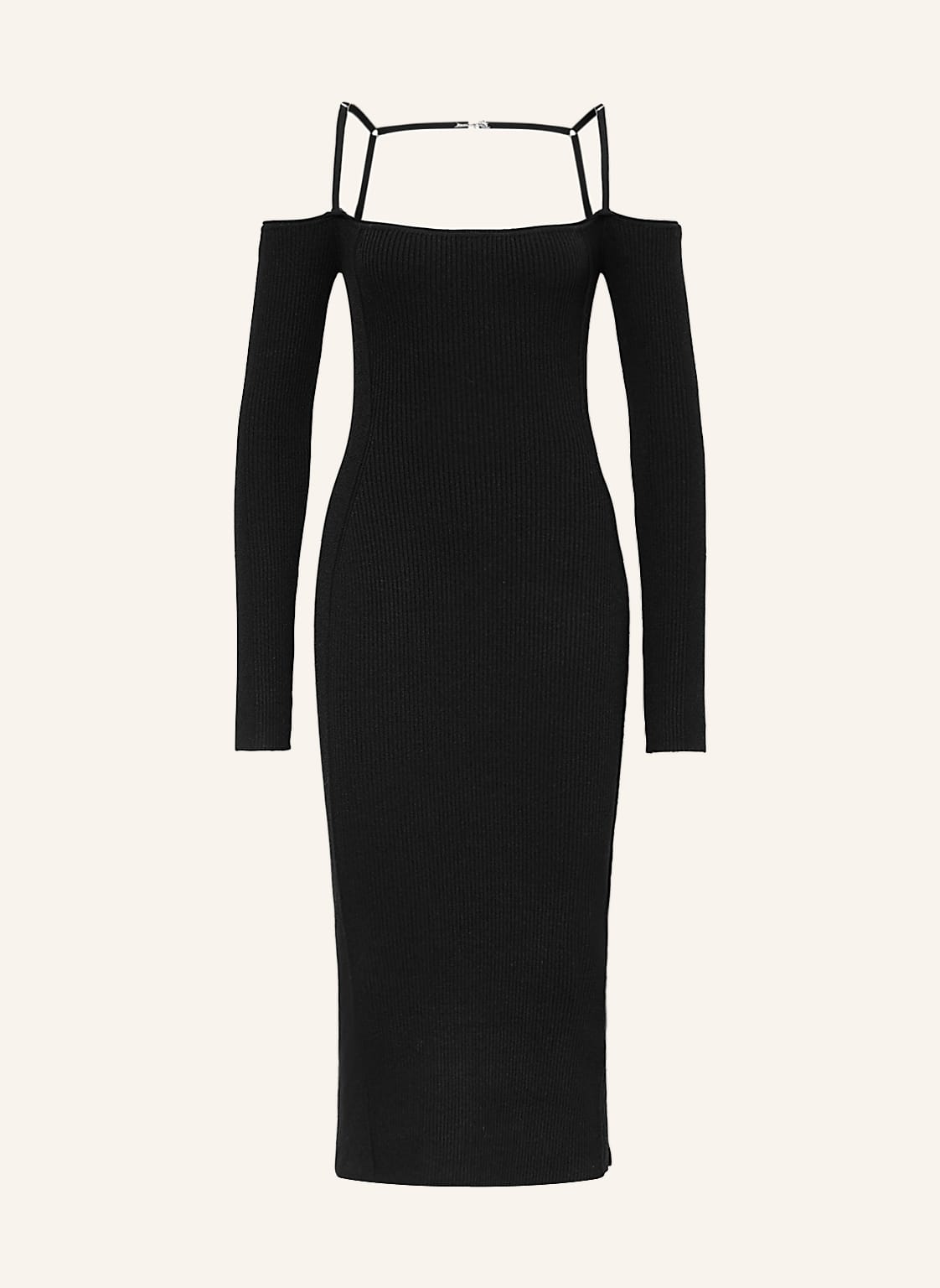 Image of Jacquemus Strickkleid Sierra schwarz