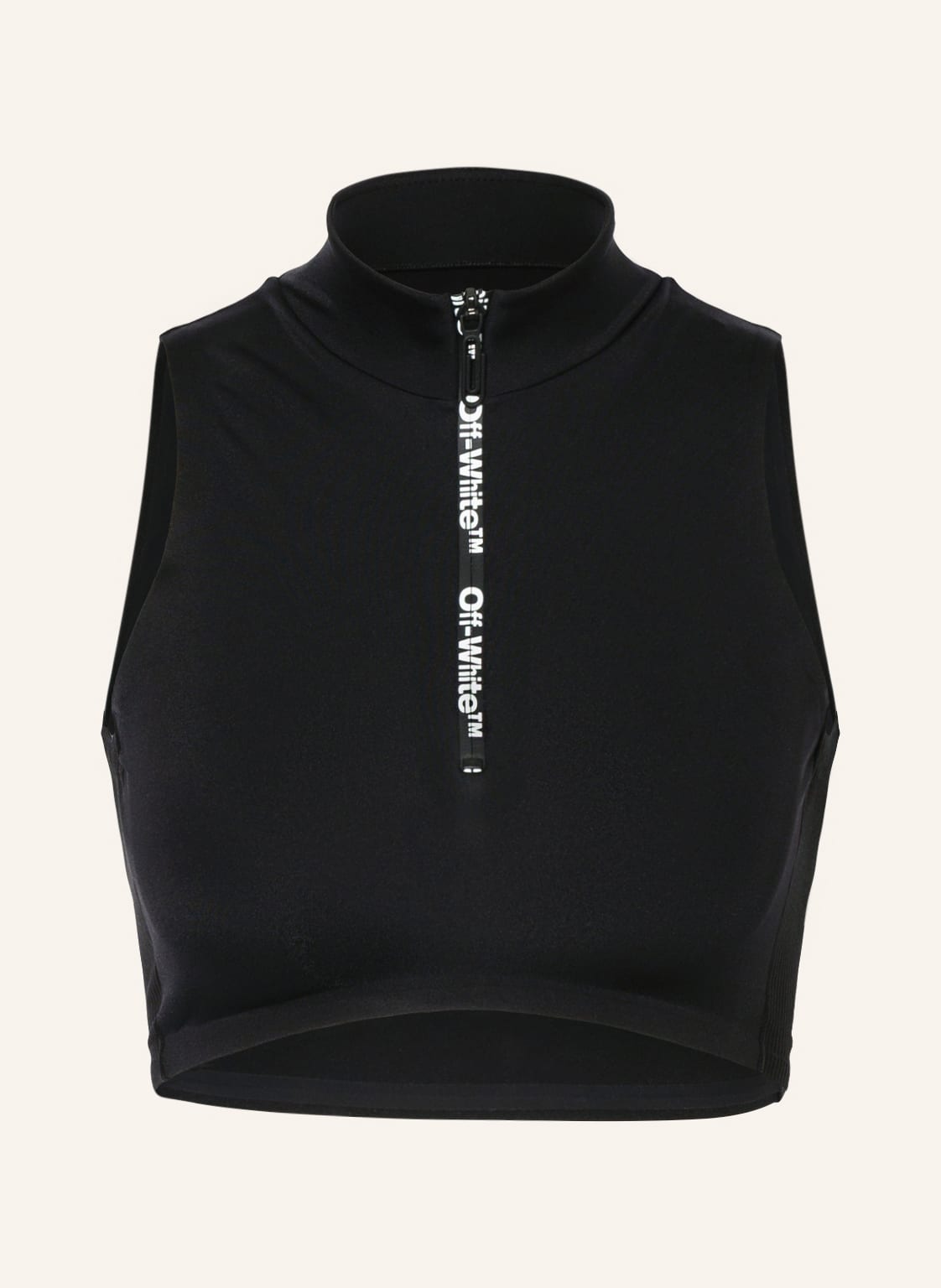 Image of Off-White Cropped-Top schwarz