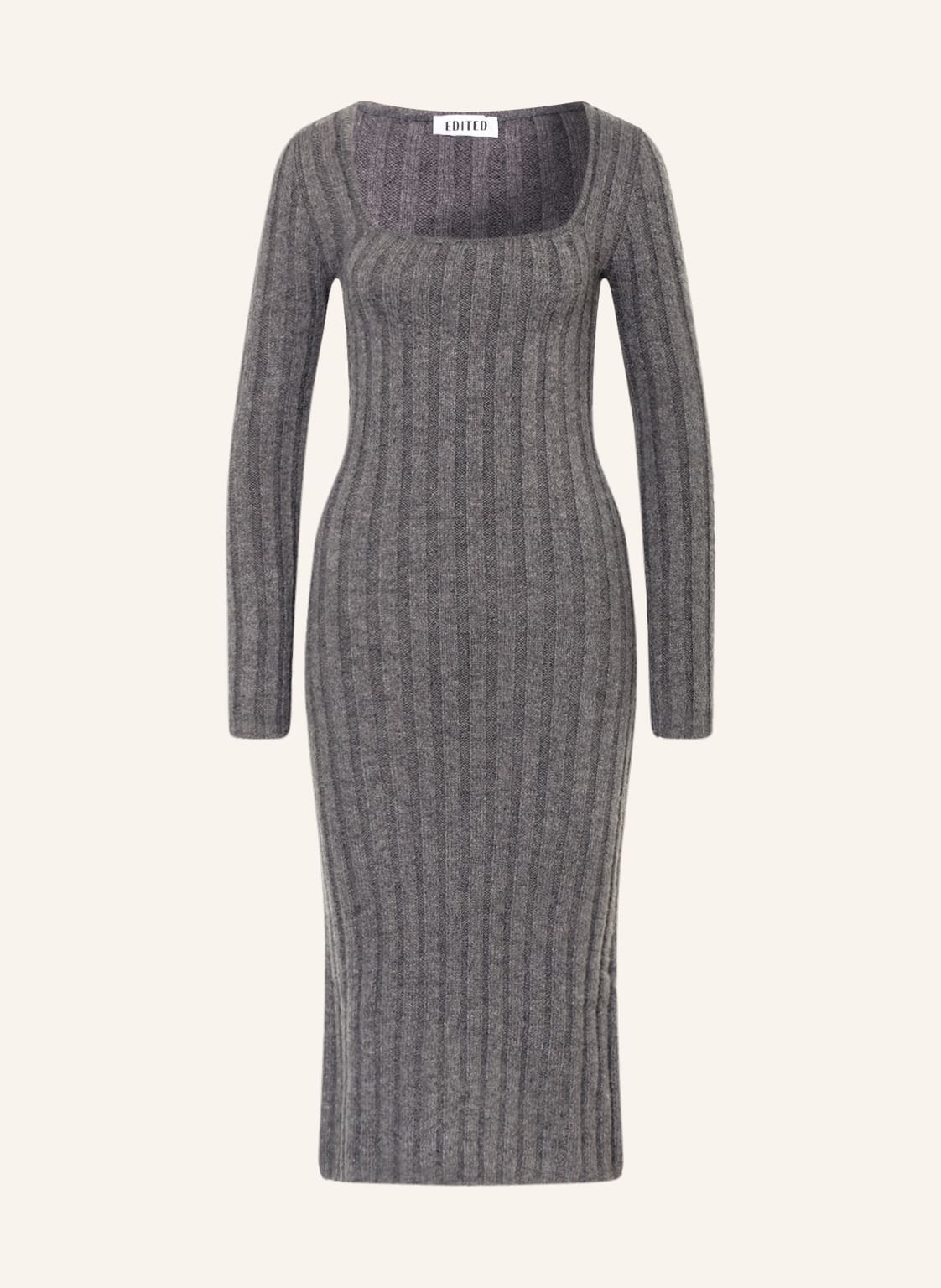Image of Edited Strickkleid Maija grau