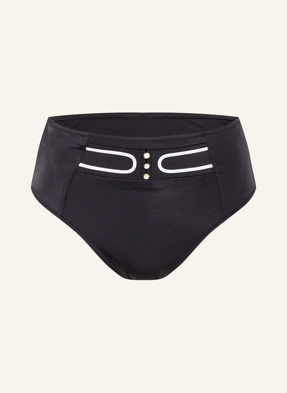 Image of Lidea High-Waist-Bikini-Hose Captain schwarz