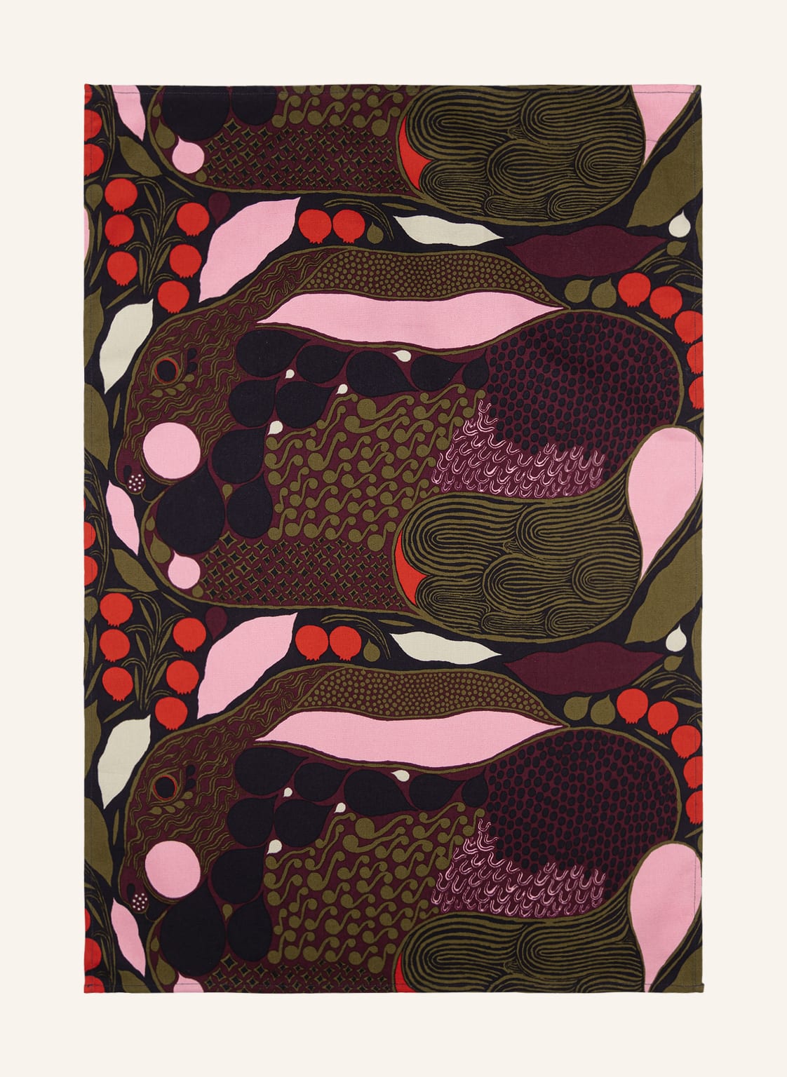 Image of Marimekko Geschirrtuch Pieni Rusakko blau