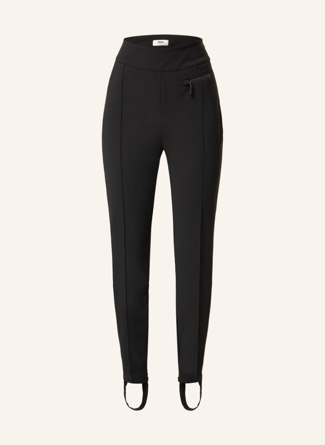 Fendi Steg-Skihose schwarz