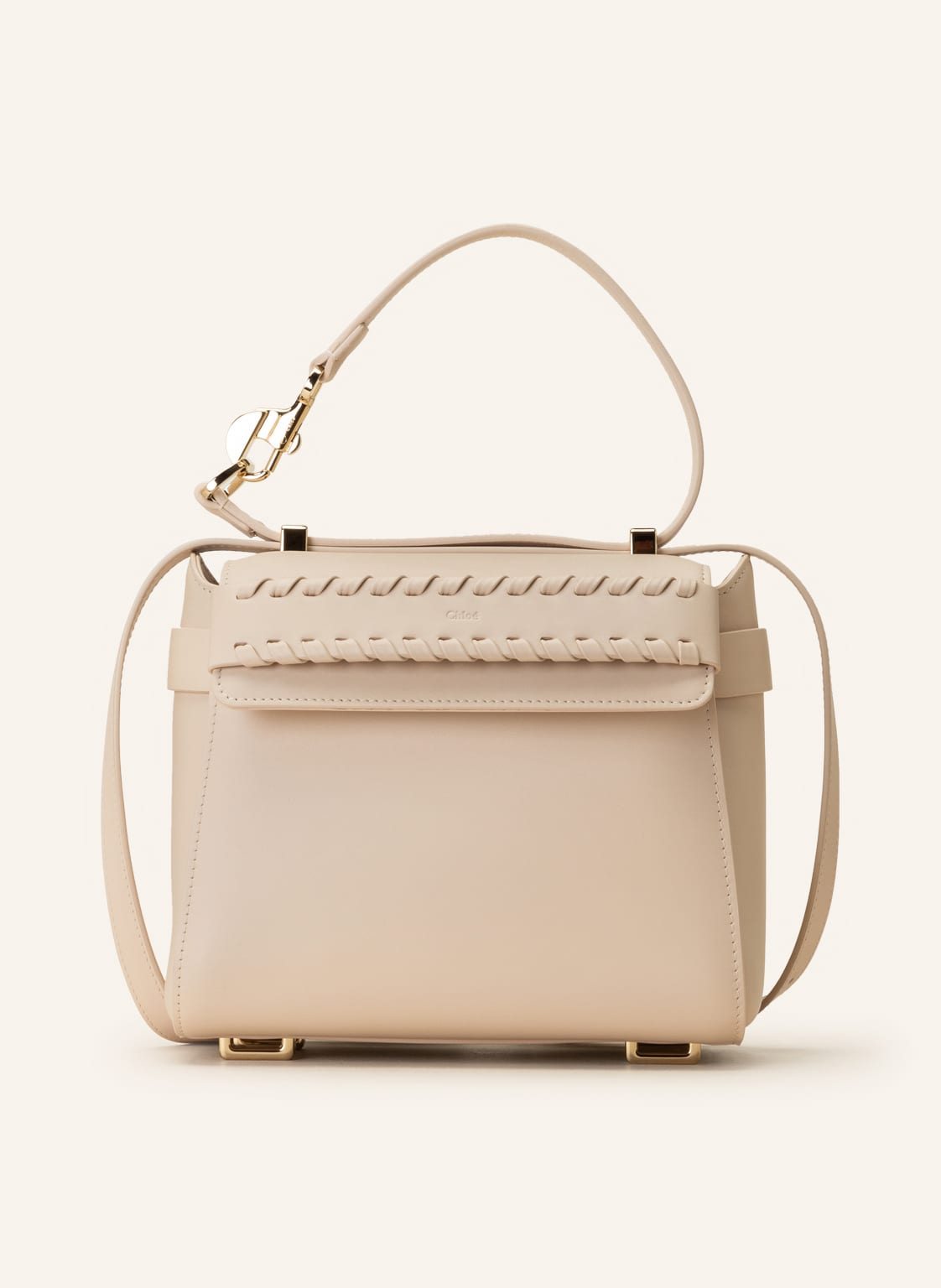 Image of Chloé Umhängetasche Nacha beige