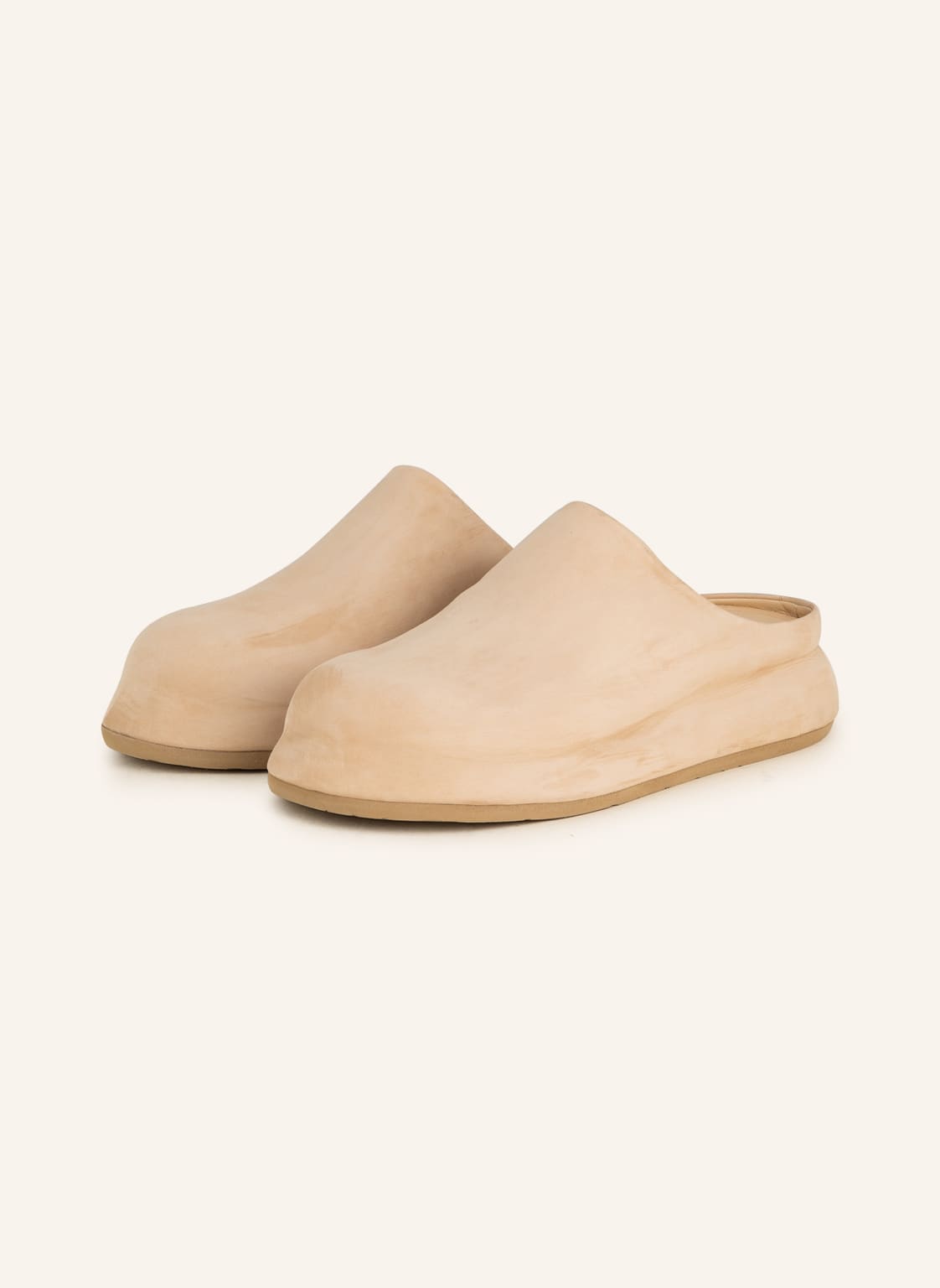 Image of Jacquemus Mules Les Mules Bricciola beige
