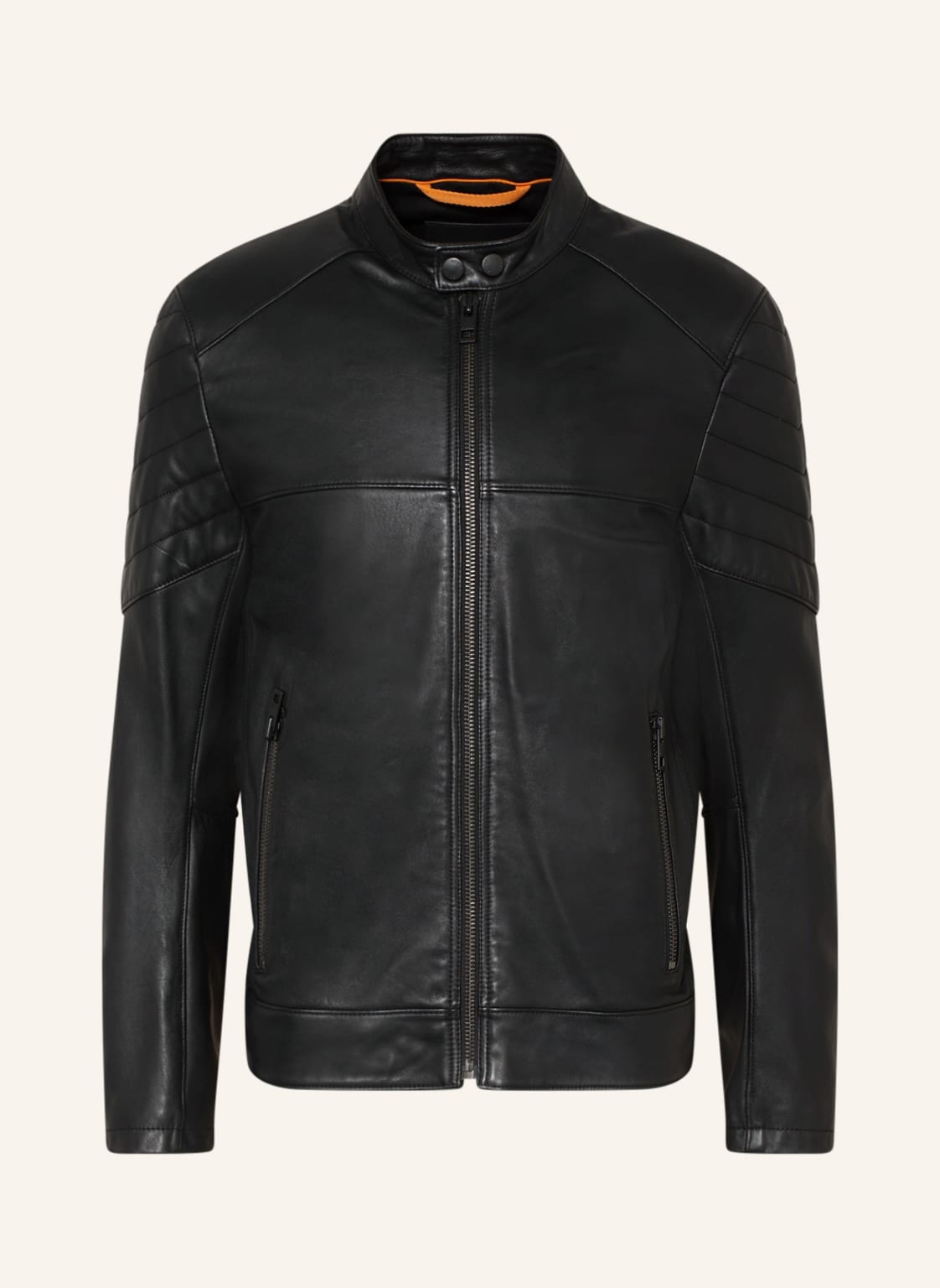 Image of Boss Lederjacke Joset schwarz