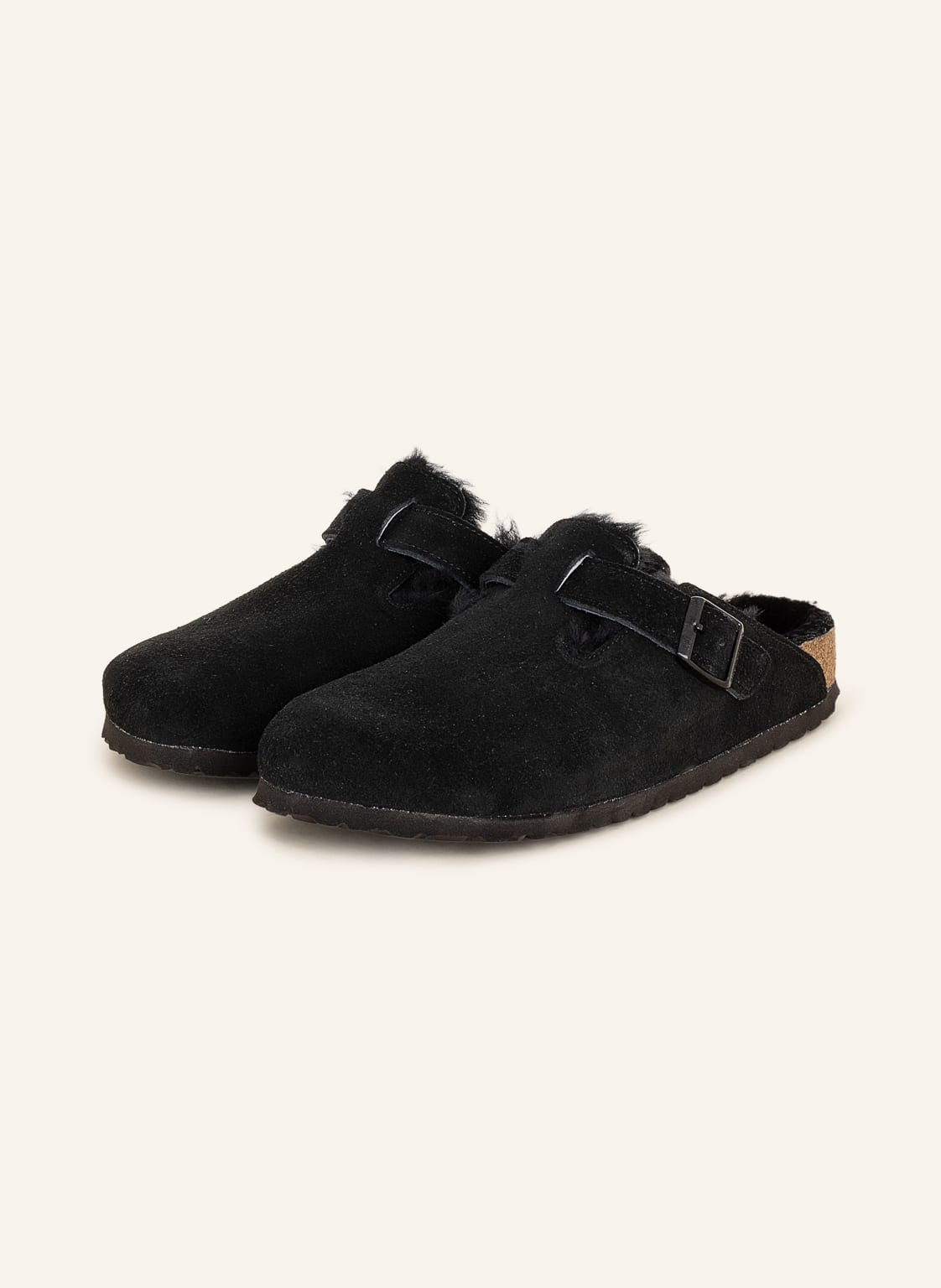 Image of Birkenstock Pantoletten Boston schwarz