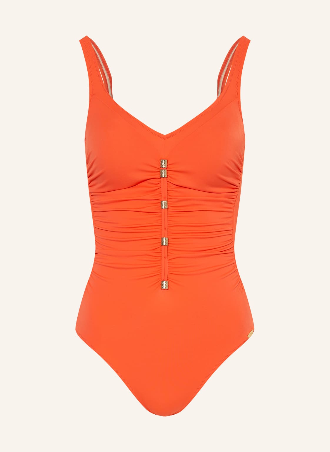 Image of Charmline Shape-Badeanzug Uni orange