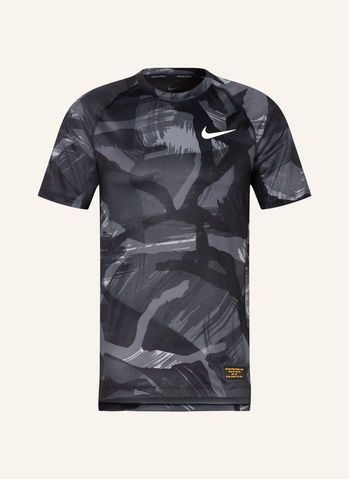Image of Nike T-Shirt Pro Dri-Fit Mit Mesh schwarz