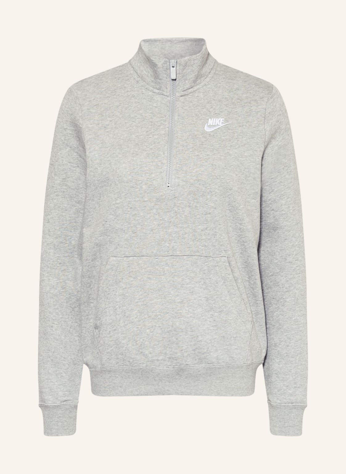 Image of Nike Sweat-Troyer Sportswear Club grau