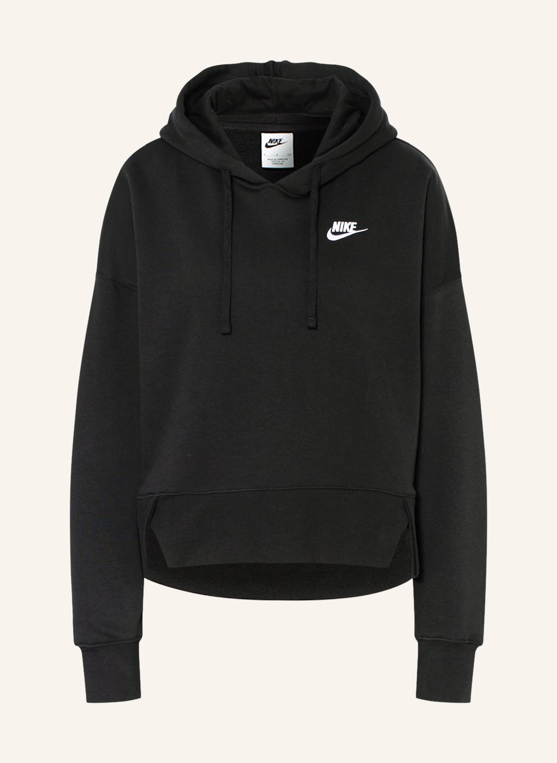 Image of Nike Oversized-Hoodie Sportswear Club schwarz